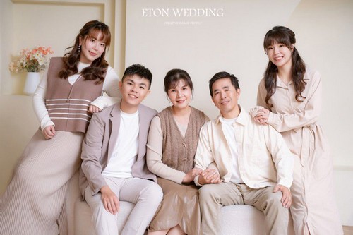 全家福,全家福照,拍全家福,親子寫真,母女寫真